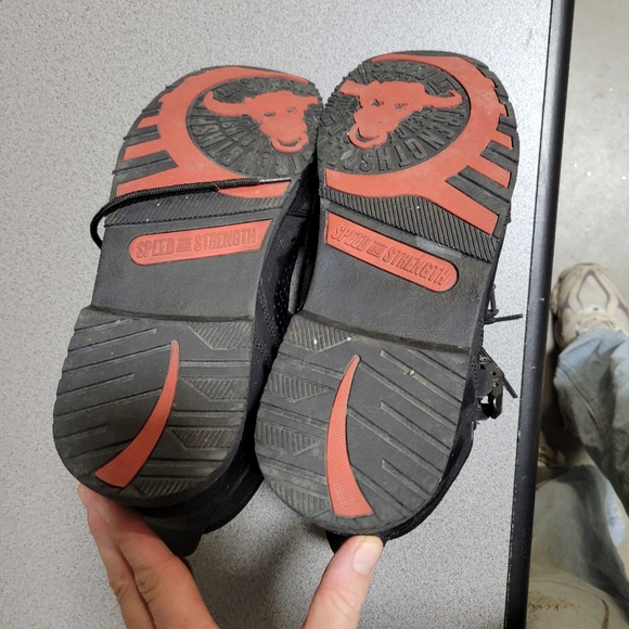 Speed And Strength Hard Knock Life Motorcycle Boots Men's Size 11 Excellent Cond - Picture 4 of 10